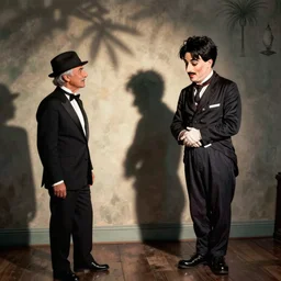 george lopez meeting charlie chaplin, photography,