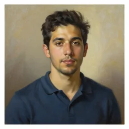 Juan Reyes of pasión de gavilanes, portrait, painting