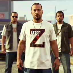 Film still of z From the series the boyz, from Grand Theft Auto V (2013 video game)