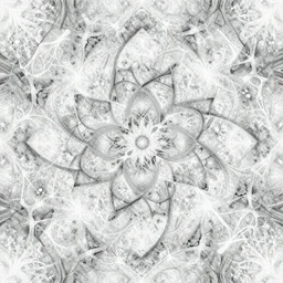 A neural network fractal pattern, infinitely repeating