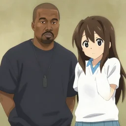 A Still of Kanye West starring as a guest character in K-ON (2011)