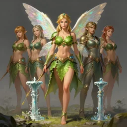beautiful hyrule warriors great fairy fountain full body portrait, big leaf bra, iridescent wings, highly detailed, d & d, fantasy, highly detailed, digital painting, trending on artstation, concept art, sharp focus, illustration, art by artgerm and greg rutkowski and fuji choko and viktoria gavrilenko and hoang lap