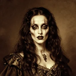 portrait, vintage, glorious, nightmare art by antony micallef