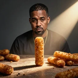 kanye west album art showing fishsticks