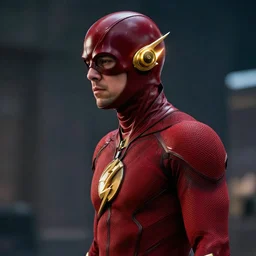 a profile shot of Antony Starr as the Reverse Flash, 8k, hyperrealism, cinematic lighting
