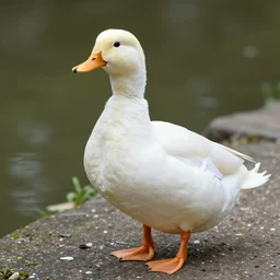 a duck wearing a labcoat