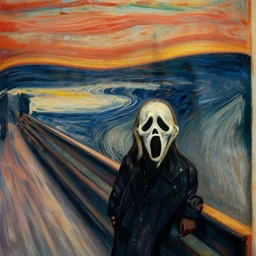 Jason Mamoa in The Scream, Edvard Munch