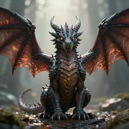 mellower dreams, extreme detail, octane render, trending on artstation, 4 k, medium shot, fantasy dragon, symmetrical, bokeh, volumetric backlighting.