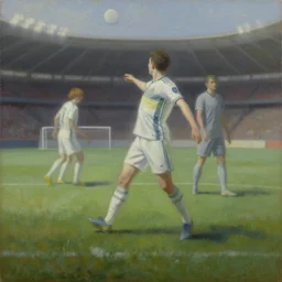 otherworldly sports, surrealism, elegant oil painting, highly detailed.