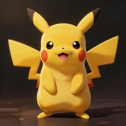 a portrait of pikachu by de chirico
