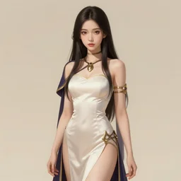 studio portrait of neutral good colorful female cleric bard healer as absurdly beautiful, elegant, young skinny gravure idol, an ultrafine hyperdetailed illustration by kim jung gi, irakli nadar, intricate linework, sharp focus, bright colors, octopath traveler, final fantasy, unreal engine 5 highly rendered, global illumination, radiant light, detailed and intricate environment