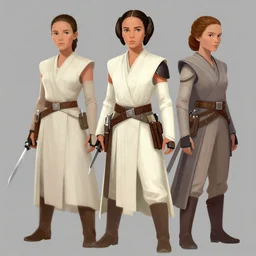 the perfect Star Wars heroine, the mix between Leia, Padme and Rey. concept art