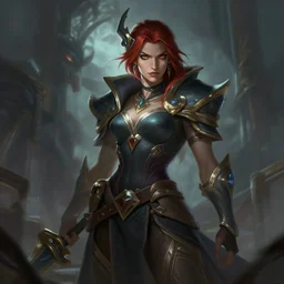 kerli koiv in the artstle arcane : league of legends, christopher c lee, digital art, matte painting, dramatic