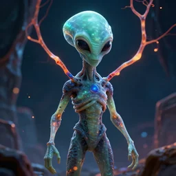 a plasma alien being
