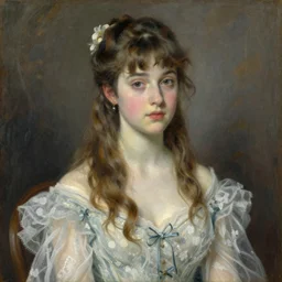 Edgar Degas painting of a young beautiful