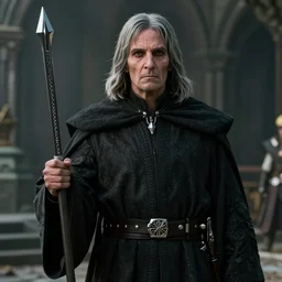 Film still of Emperor Palpatine, from The Elder Scrolls V: Skyrim (2011 video game)