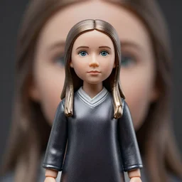 closeup portrait of tin toy greta thunberg, depth of field, zeiss lens, detailed, symmetrical, centered, fashion photoshoot, by nicoletta ceccoli, mark ryden, lostfish, breathtaking, 8 k resolution, extremely detailed, beautiful, establishing shot, artistic, hyperrealistic, octane render