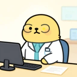 a photo of a derpy doctor
