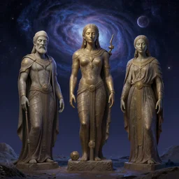 cosmic revelations upon ancient ancestors, trending on ArtStation
