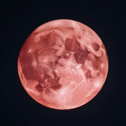 full red moon taken by magical darkness, smooth, 4k, award winning art
