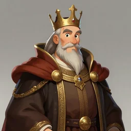 portrait of medieval old king, artstation, cartoon, elegant highly detailed digital painting, concept art, smooth, sharp focus, makoto shinkai, don bluth and michel ocelot, fujita goro, moebius, tom whalen, akihiko yoshida, fadeev
