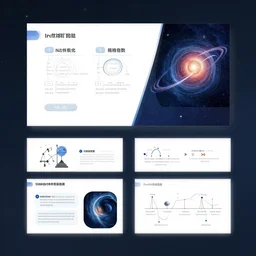 three body problem, ppt design