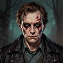 aleksandr abdulov russian actor, scary detailed art in color