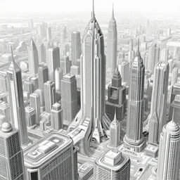 futuristic city, detailed intricate illustration, detailed illustration, hd, digital art, overdetailed art, by greg rutkowski, by loish, complementing colors, trending on artstation, deviantart