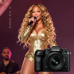 Beyonce giving a concert, Fujifilm X-T3, ISO100, f/8, 1/125, 84mm, RAW Dual Pixel, Dolby Vision, HDR, professional