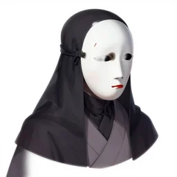 mage with a hannya mask, artstation