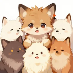 the cure for hate, fluffy furry adorable illustration portrait fursona by Victo Ngai and James Gilleard and Bruce Pennington trending on pixiv