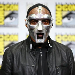 MF DOOM at comicon, 8k, press photo, high detail,