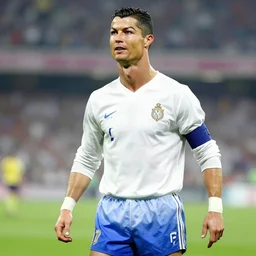 ronaldo phenomenal, artwork by norman rockwell