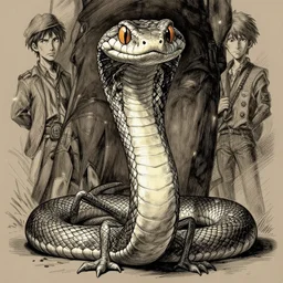 a snake with human legs,anthropomorphic,Character design by charlie bowater, ross tran, artgerm, and makoto shinkai, detailed, inked, western comic book art, 2021 award winning painting,digital art,ultra realistic,ultra detailed,art by greg rutkowski,photorealistic,detailed face,hyperdetailed,professional art
