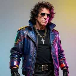 highly detailed rony abovitz as jerry garcia, cyberpunk, concept art, character art, studio lightning, bright colors, intricate, masterpiece, photorealistic, hyperrealistic, sharp focus, high contrast, Artstation HQ, DeviantArt trending, 8k UHD, Unreal Engine 5