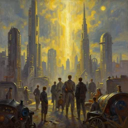 russian revolution dieselpunk 1 9 1 0 cityscape, painting by greg rutkowski, craig mullins, levitan, rozalski, vladimir kush, esao andrews, michael cheval, jane graverol, esao andrews, luminous sky, outer worlds, golden daple lite, craig mullins, michael cheval vray, 8 k hd