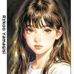 young girl by ryoko yamagishi, detailed, manga, illustration