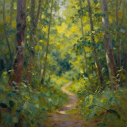 nature photos but oil painting