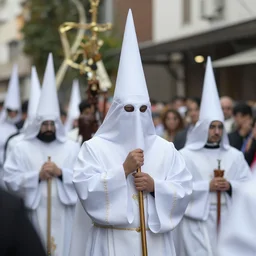 a holy week procession
