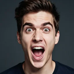 when we just have fun, a face of man that so dramatically