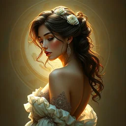 ultra realistic illustration studio of a beautiful girl in an artistic pose, intricate, elegant, highly detailed, digital painting, artstation, concept art, smooth, sharp focus, illustration, art by artgerm and greg rutkowski and alphonse mucha by klimt
