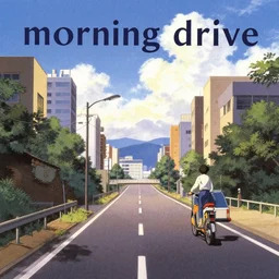 album cover of morning drive by akihiko yoshida