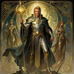 kevin costner as oscar diggs, intricate, d & d, wizard, powerful, fantasy, art nouveau, digital painting, trending on artstation, sharp focus, wide shot, illustration, global illumination, ray tracing, art by artgerm and greg rutkowski and ruan jia