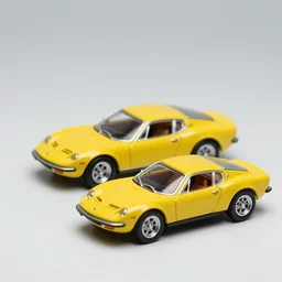 3 5 mm photo of yellow pininfarina modulo car like a 1 / 6 4 scale model, keep the car in proportions, octane render, 8 k, hiperrealistic, amsterdam city background, highly detail, center view