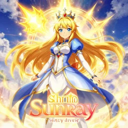 game cover of shield princess sunray divine by akihiko yoshida