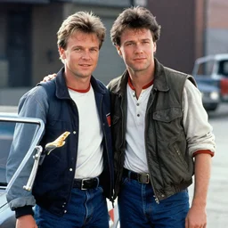 film still of Eric Stoltz as Marty McFly in Back to the Future 1985