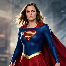 Gal Gadot as Supergirl, photo realistic, dynamic lighting, volumetric lighting