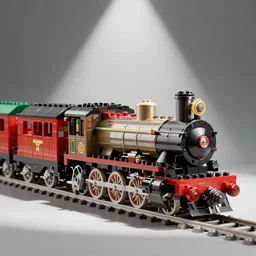 lego train steam engine realstic