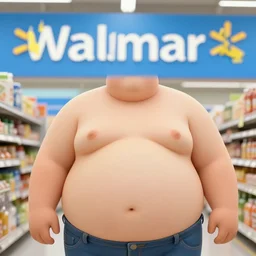 obese in walmart,