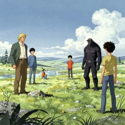 landscape by luis royo, zdzislaw beksinski, junji ito, h. r. giger, todd mcfarlane